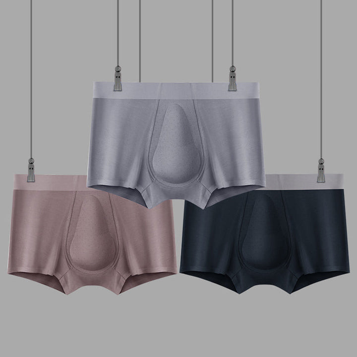 Flerpakning med komfortable menns boksershorts; optimal støtte og pustende stoff.