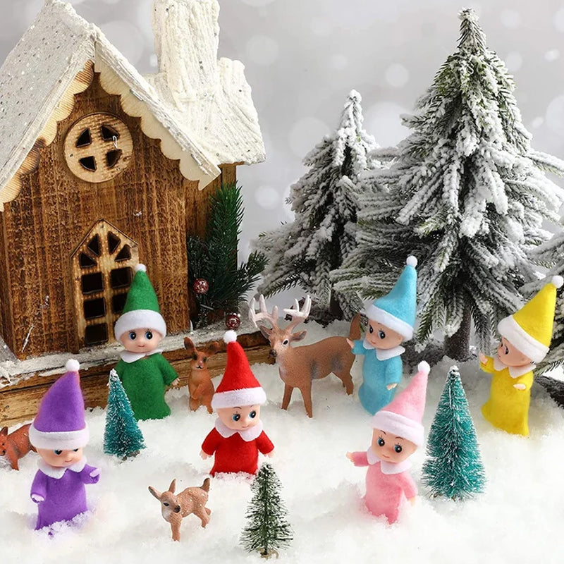 Gledelig julebaby alvedukke, perfekt familiegave og barneleke til jul.
