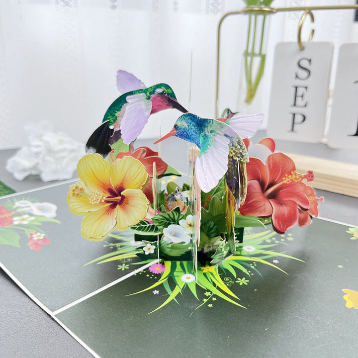 Gi glede med et håndlaget 3D-blomsterkort. Perfekt som gratulasjonskort eller en personlig gave til jul.
