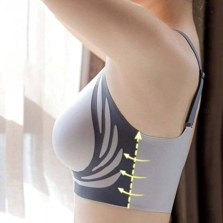 Dame BH med naturlig løft og myk trådløs støtte. Komfortabel push-up BH for enhver anledning.