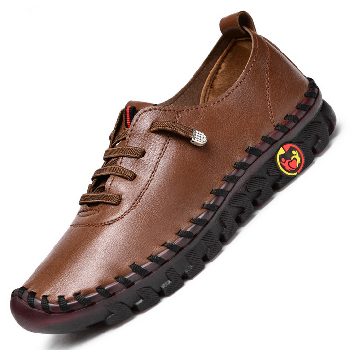 Myke slip-on lærsko for kvinner, tilbyr uovertruffen komfort og pusteevne for hverdagsbruk.