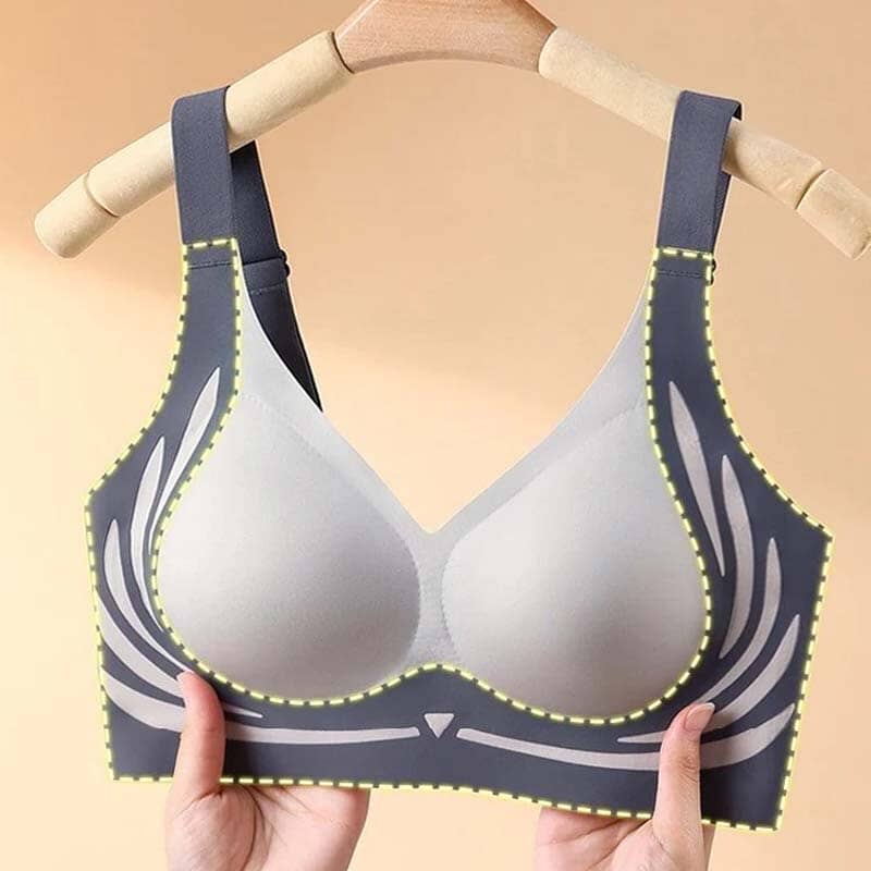 Lett og løftende dame BH, trådløs og sømløs push-up design for maksimal komfort og støtte.