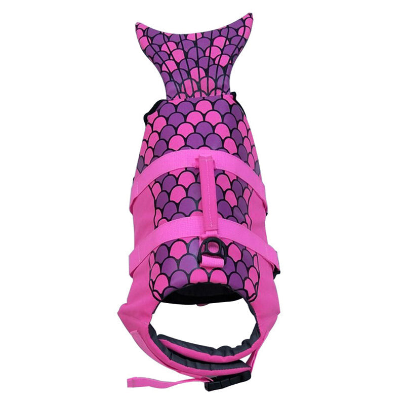 Blå lettvekts svømmevest for hund, justerbar for optimal komfort og bevegelsesfrihet.