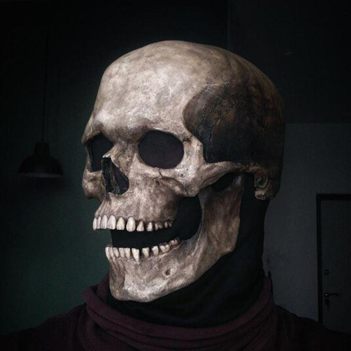 Skjelettmaske til Halloween. Unisex, detaljert design for en skremmende og minneverdig fest.