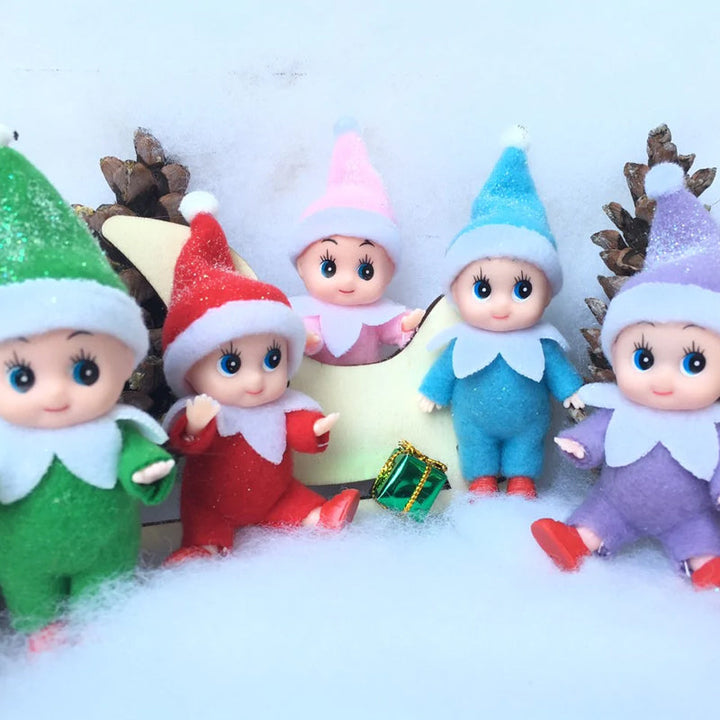 Julebaby alvedukke, myk pyntefigur for barn og baby. Perfekt julegave eller adventskalender.