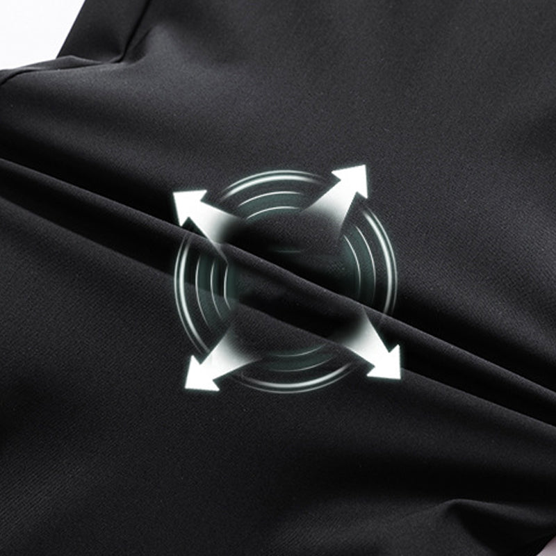 Allsidige unisex nylon bukser; hurtigtørkende, stretch og straight-leg design for aktiv livsstil.