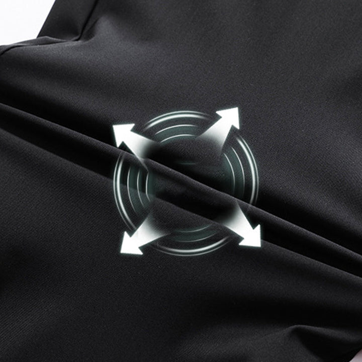 Allsidige unisex nylon bukser; hurtigtørkende, stretch og straight-leg design for aktiv livsstil.