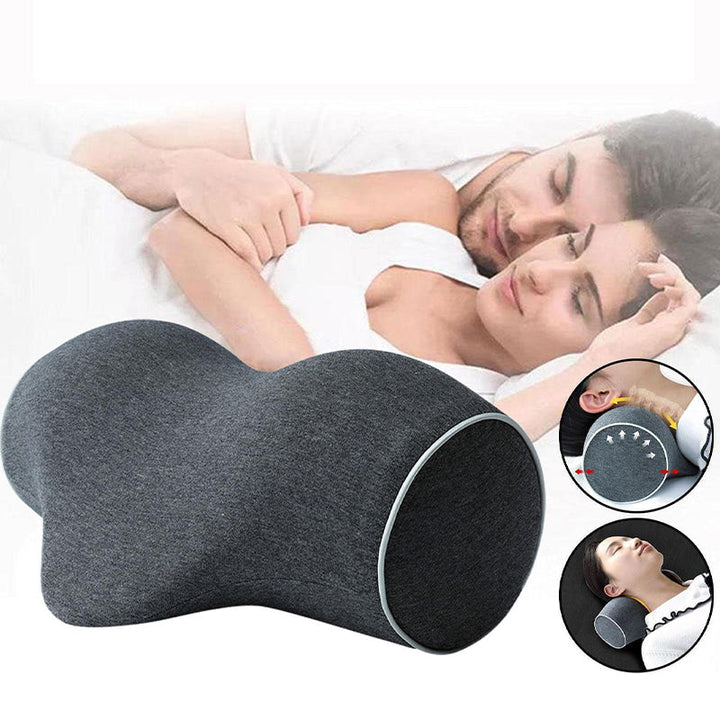 Terapeutisk minneskum nakkepute for effektiv smertelette og muskelavslapning.