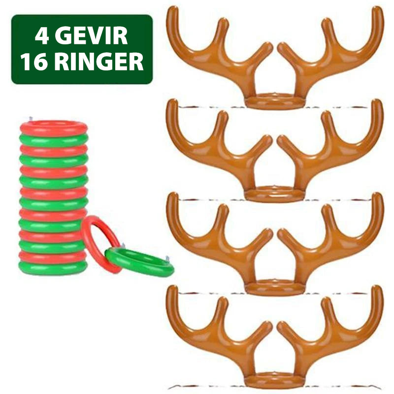 Klassisk ringkast spill, nå som oppblåsbart julegevir for hele familien.
