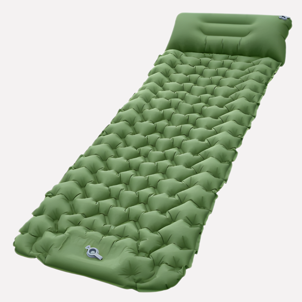 Lett, kompakt soveunderlag for camping, fottur. Optimal hvile for friluftsliv, teltturer og reise.