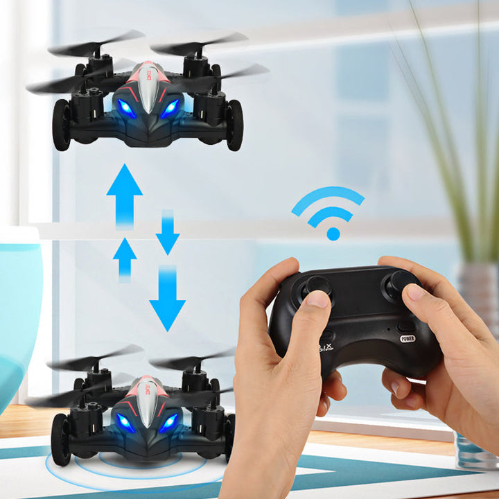 2-i-1 RC drone bil: Innovativ fjernstyrt leke som kombinerer flyging og kjøring for dobbel moro.