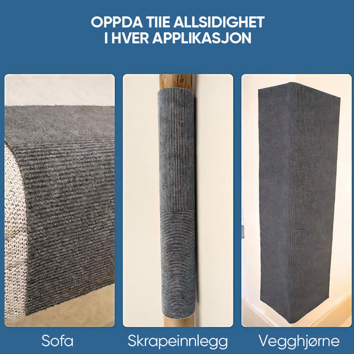Fleksibel klorematte for katter, kan festes på sofaer, lenestoler og mer.