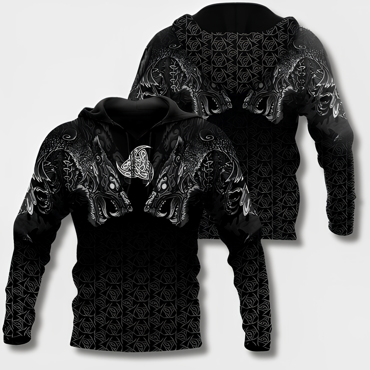Komfortabel herre pullover hettegenser, ideell for hverdagsbruk. Myk og casual i nordisk stil.