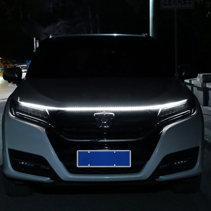Enkel-montering LED-stripe for bilpanser, vanntett og holdbar for alle bilmodeller.