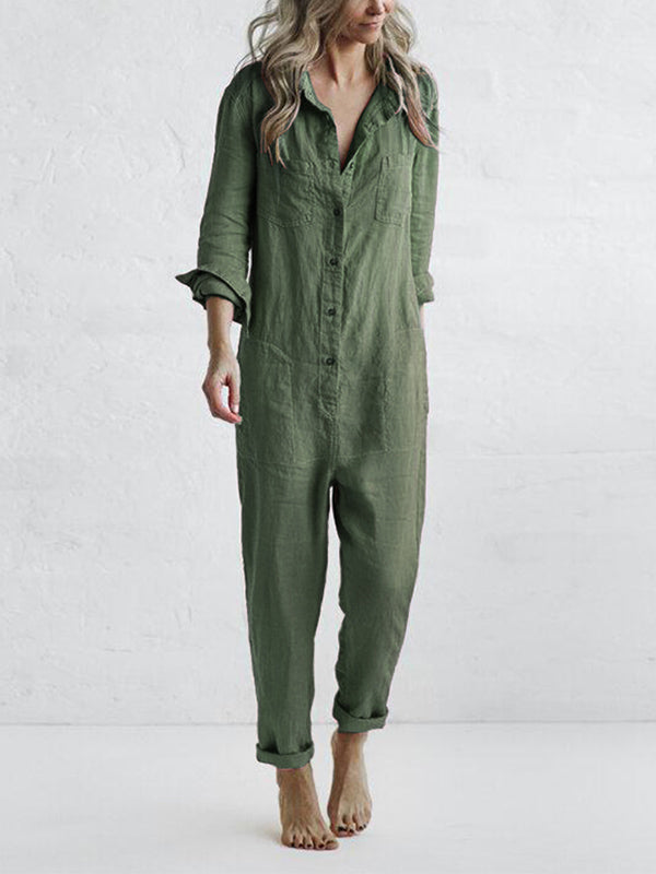 Elegant grønn kvinners jumpsuit for stil og komfort. Perfekt som festantrekk eller hverdagsklær, en moteriktig sommerstil.