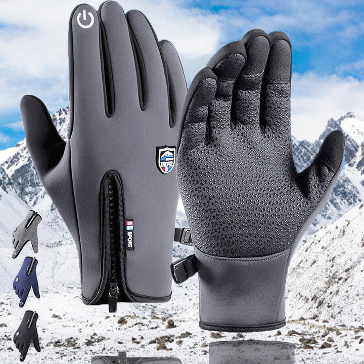 Varme vanntette skihansker med berøringsskjerm. Ideelle unisex vinterhansker for sport og utendørs.