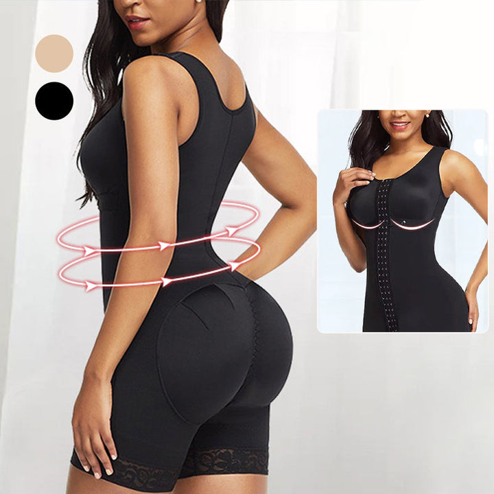 Usynlig shapewear bodysuit i nylon for kvinner. Gir glatt silhuett og magekontroll, perfekt under festklær.