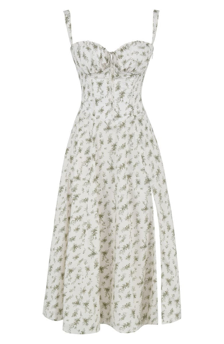 Sommerlig, ermeløs kjole i polyesterblanding, elegant og komfortabel stil for kvinner.
