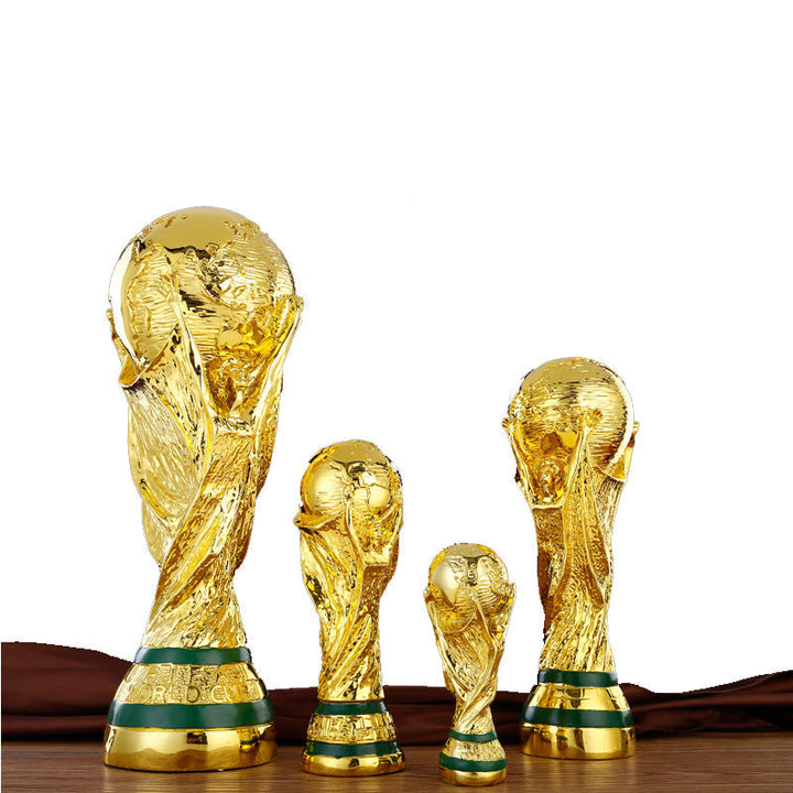 Premium fotballtrofé som sportsdekorasjon for hjemmet eller kontoret. En unik gjenstand for fotballentusiaster.