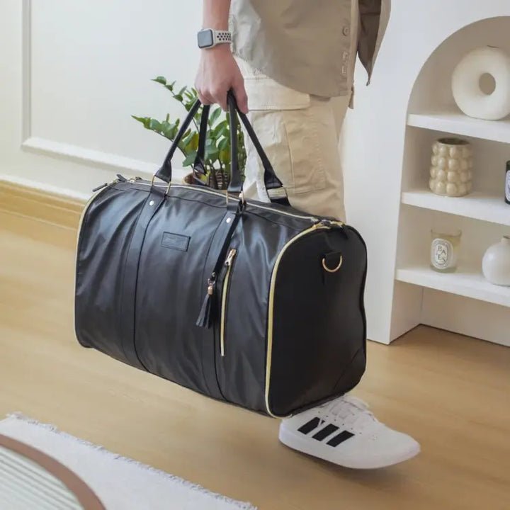 Moderne håndbagasje for weekendtur, med fokus på smart pakkesystem og minimalistisk design.