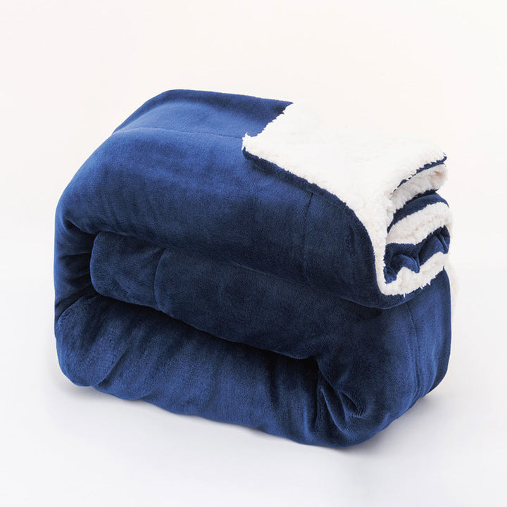 Dobbelsidig mikrofiberteppe til dame. Vendbart pledd som gir ekstra mykhet og varme for hygge hjemme.