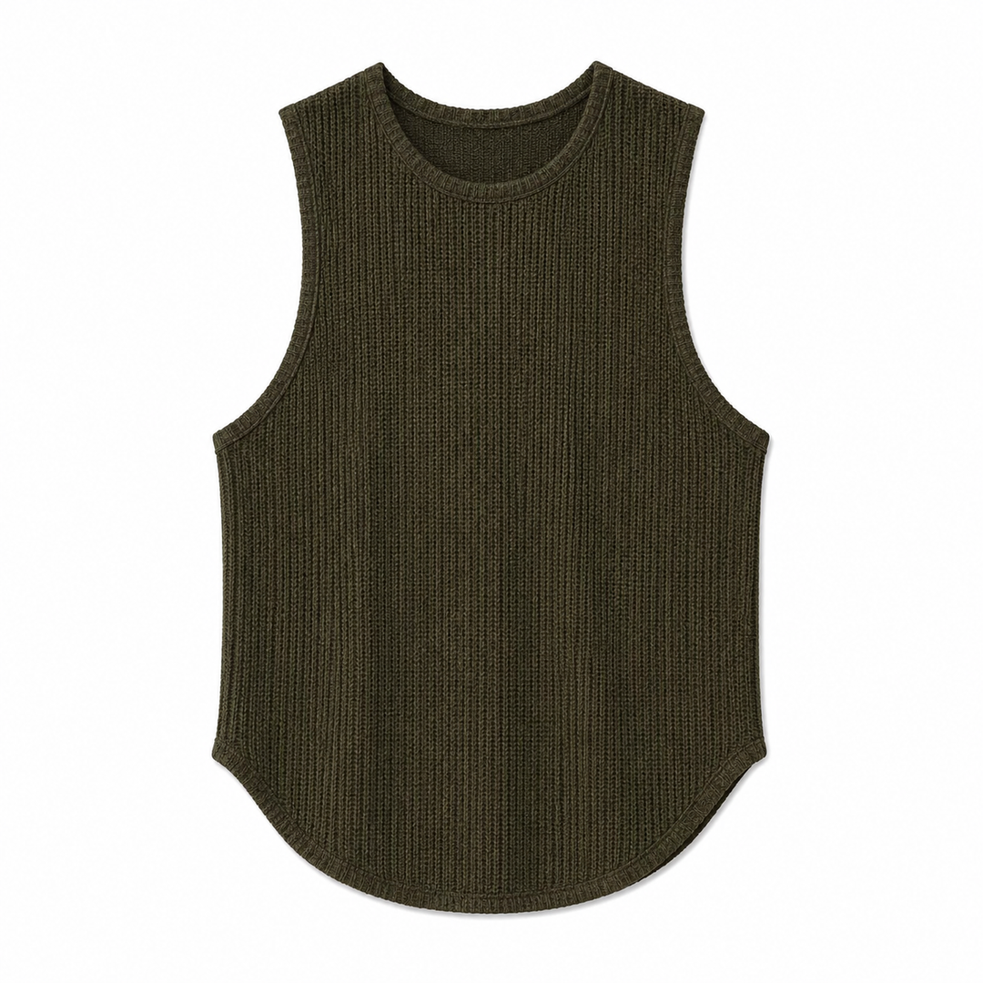 Hurtigtørkende aktivklær tanktop for menn, ideell for alle typer trening og sport. Pustende og lett.