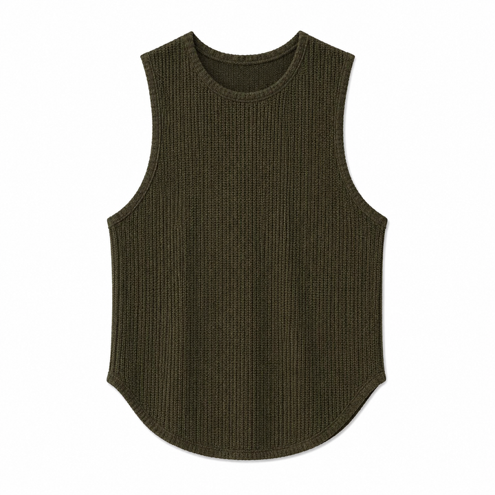 Hurtigtørkende aktivklær tanktop for menn, ideell for alle typer trening og sport. Pustende og lett.