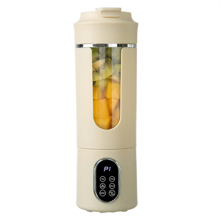Oppladbar reiseblender lager sunne shakes og fruktjuice raskt. Ideell for smoothies, enkelt kjøkkenutstyr.