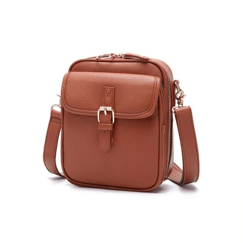 Moderne PU-skinn crossbodyveske, allsidig og elegant til hverdagsbruk.