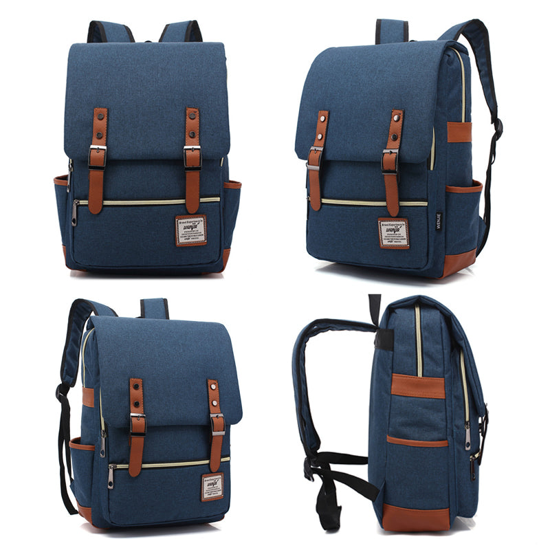 Moderne unisex reise-ryggsekk i fargerikt design, ideell for helgeturer og korte reiser.