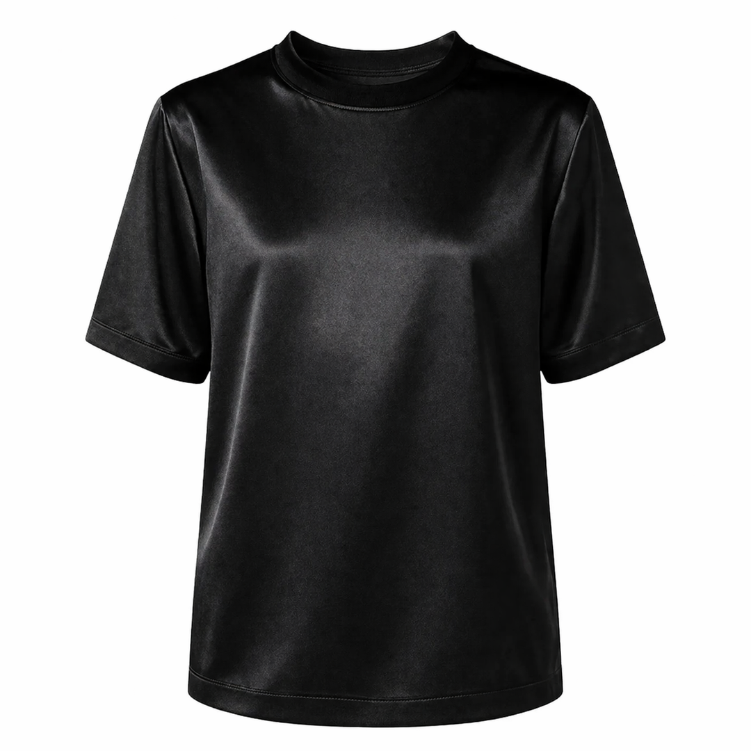 Retro streetwear t-skjorte for menn. Med en subtil glans og avslappet, løs passform.