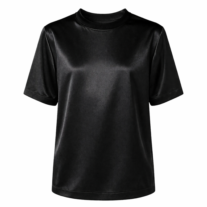 Retro streetwear t-skjorte for menn. Med en subtil glans og avslappet, løs passform.