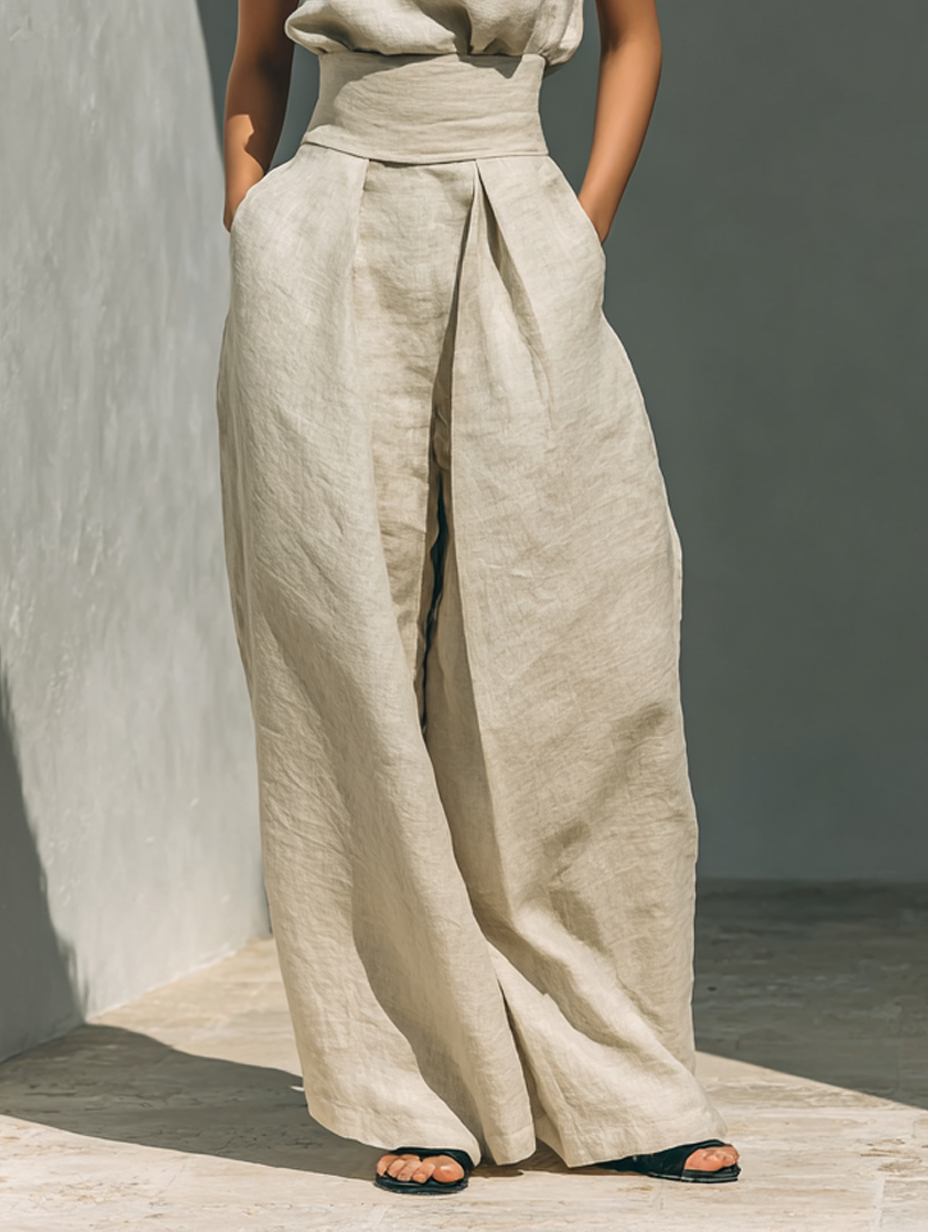 Moderne, elegant dame sommersett med lett flyt. Pustende materiale for en trendy og komfortabel sommer.