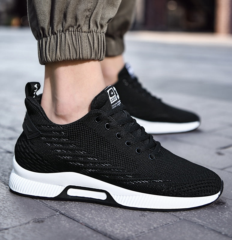 Komfortable herresko, høydeøkende fritidssko, stilige og sporty sneakers.