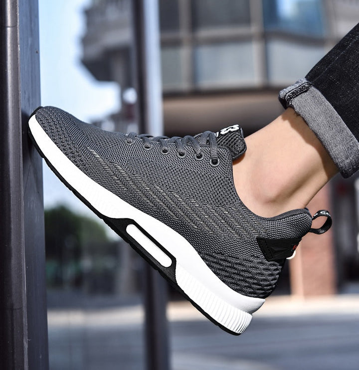 Menns casual sneakers, diskret 6 cm høydeøkning, stilige og komfortable.