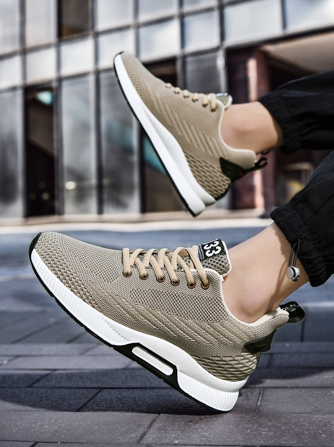Herresko, høydeøkende joggesko, sporty fritidssko som gir 6 cm ekstra lengde.