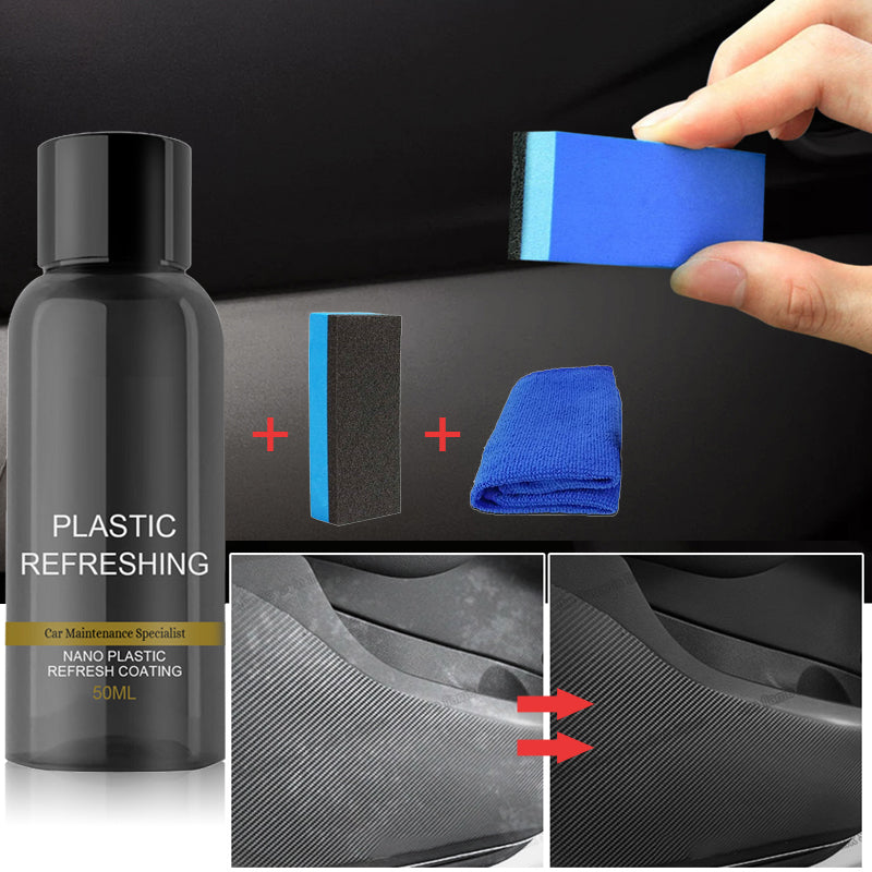 Bilplast Fornyer. Premium løsning for plastfornying, fargegjenoppretting, glans og UV-beskyttelse.
