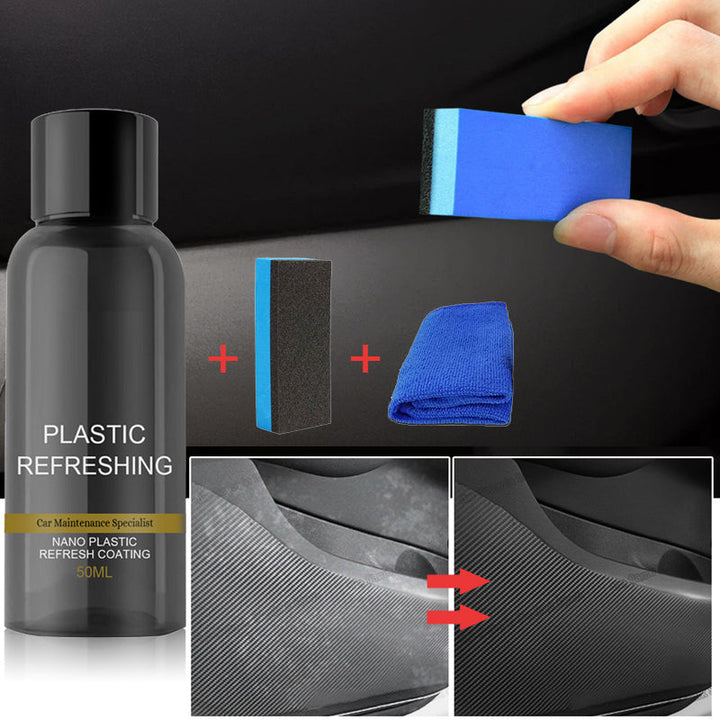 Bilplast Fornyer. Premium løsning for plastfornying, fargegjenoppretting, glans og UV-beskyttelse.