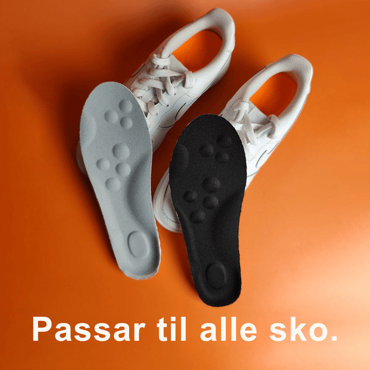 CloudStep såler tilpasses enkelt for unisex bruk, lindrer smerte fra plattfot og hælspore.