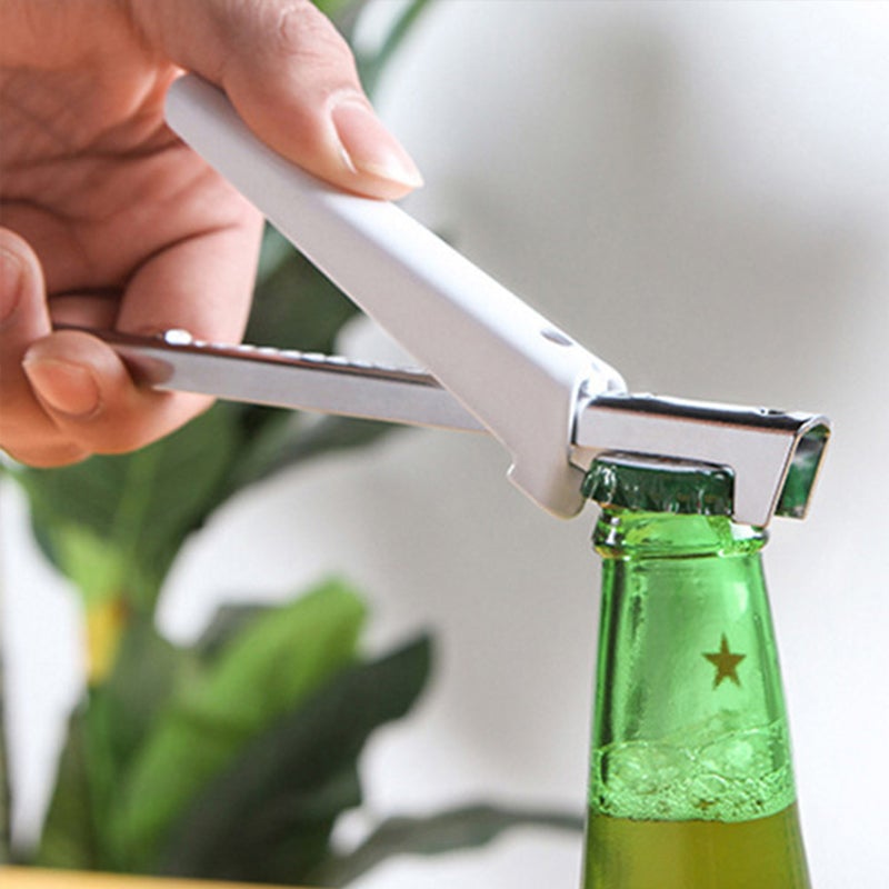 Ergonomisk universallokkåpner, leddgiktvennlig, gjør det enkelt å åpne glass og flasker uten anstrengelse.