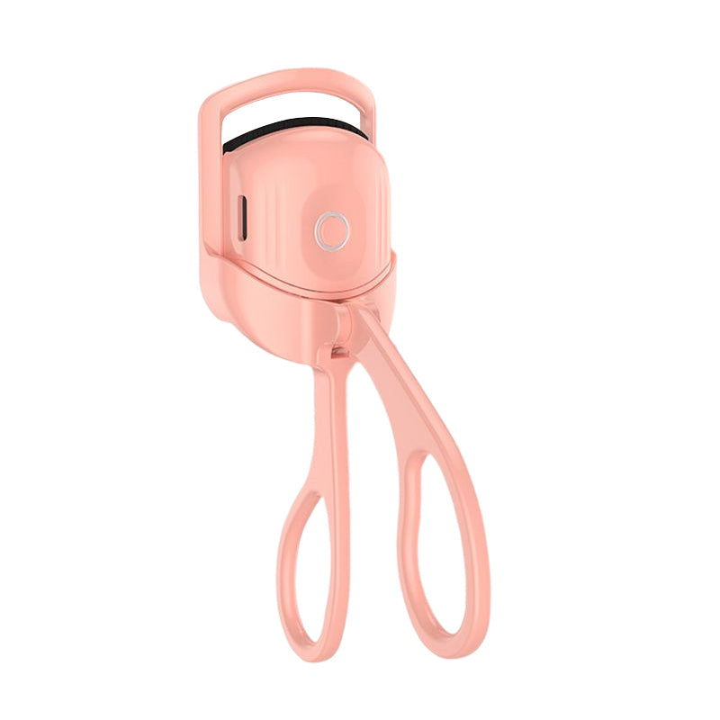 Moderne rosa vippekrøller med USB-C lading, designet for vakre, varige øyevipper.