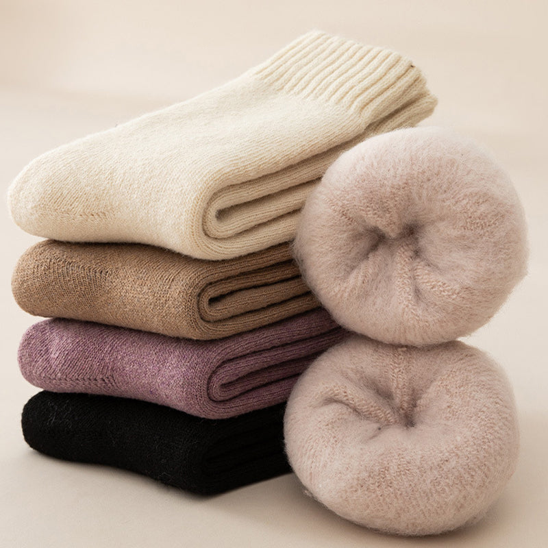 Unisex termiske vintersokker i akryl, perfekte for varme og komfort i kaldt vær.