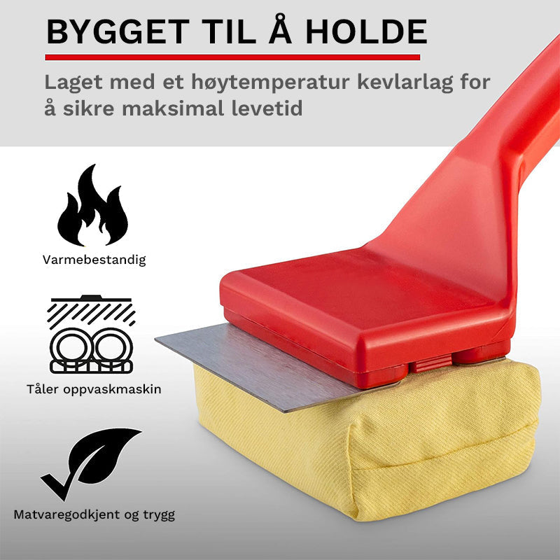Lei av skrubbing? Denne grillrensebørsten med damp gjør grillrengjøringen lett og effektiv.
