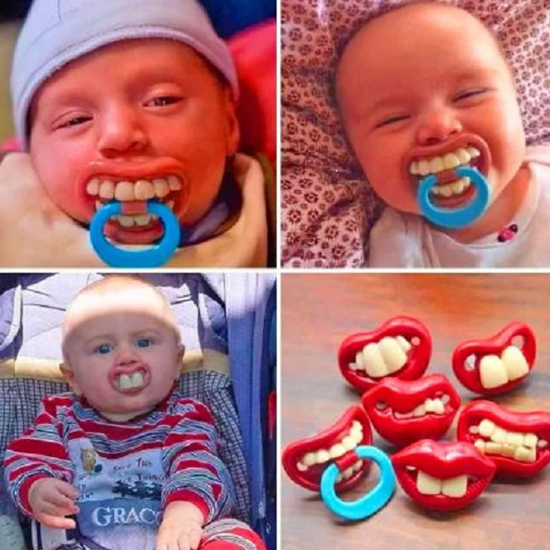 Ortodontisk babysmokk med spesiell form, perfekt som gave til baby.