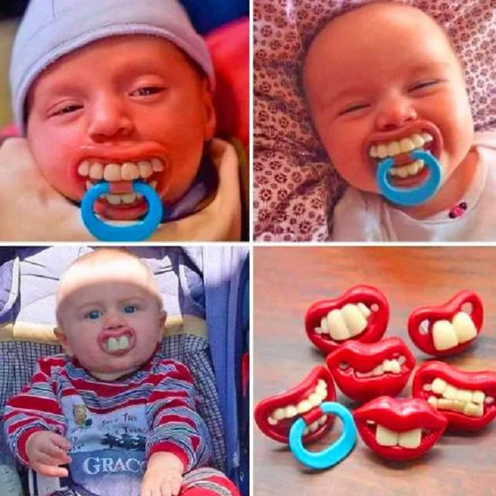 Ortodontisk babysmokk med spesiell form, perfekt som gave til baby.