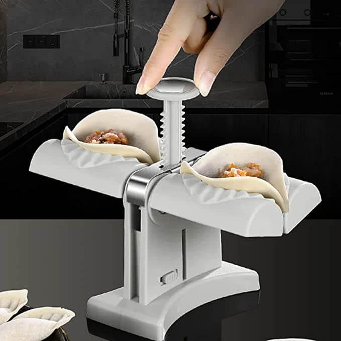 Effektiv dumplingmaskin som gjør det enkelt å lage mange dumplings raskt for hele familien.