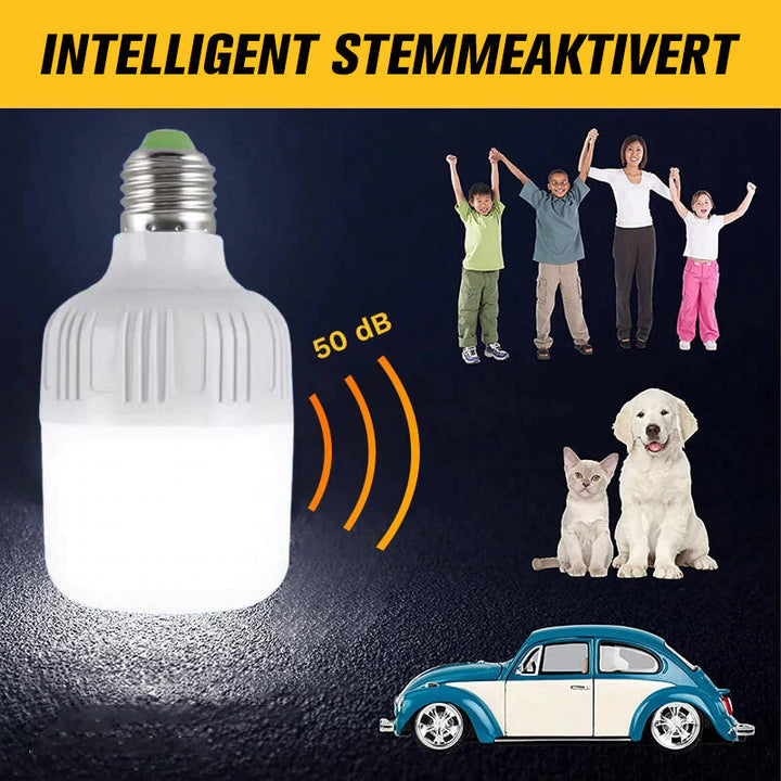 Innendørs LED-lampe med bevegelsessensor, gir smart og automatisk lys for gang og trapper, øker sikkerheten.