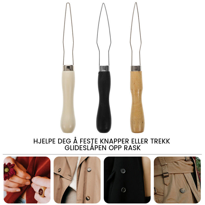 Påkledningshjelper for bedre livskvalitet; hjelper med knapper for alle aldre.