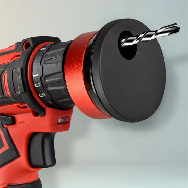 Innovativ elektrisk drill støvsamler. Gjør borearbeid enklere og renere.