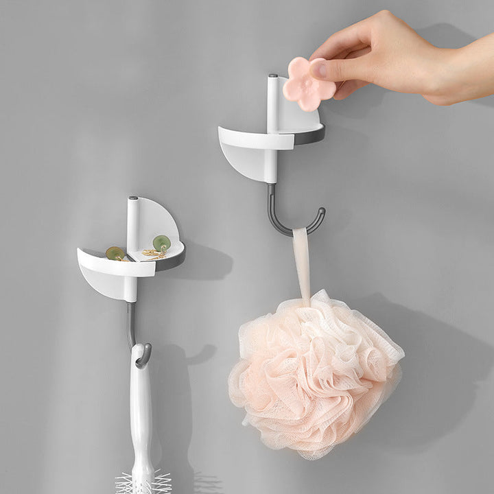 Praktisk selvklebende krok til kjøkken og bad, minimalistisk design for smart organisering.